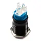 Metalen verlichte knop 16mm montagegat IP67 waterdicht, 3 image