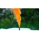 NICO Smoke, 80s, orange 35mm model rocketry