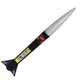 LOC 1 NUKE 25mm / 1" model rocket kit A-D motors, durable entry level rocket with an 18mm motor mount. model rocketry