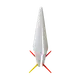 Nike smoke Pro series II model rocket kit, 6 image model rocketry
