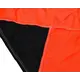 24" (610mm) Crossfire reinforced topflight parachute (Neon Orange / Black), 2 image model rocketry