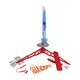 Riptide & Wizard dual pack with 6 motors and building supplies - Ready to fly and constructable rocket kit, 6 image model rocketry