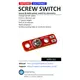3x Heavy duty screw switch for turning electronics on and off securely, 3 image model rocketry