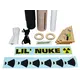 LIL' Nuke model rocket kit, 29mm motor mount 57mm diameter for D to G motors, 3 image model rocketry