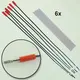 Запальники/стартери Klima, 6 шт. для модельних ракет, Other product options: Klima igniters/starters - 6 pack model rocketry