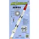 2.6" AGM-84 Harpoon model rocket kit, 29mm motors D to G size model rocketry